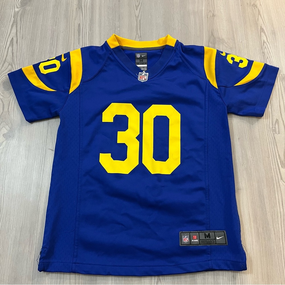 Nike Kids Blue and Yellow Sports Jersey